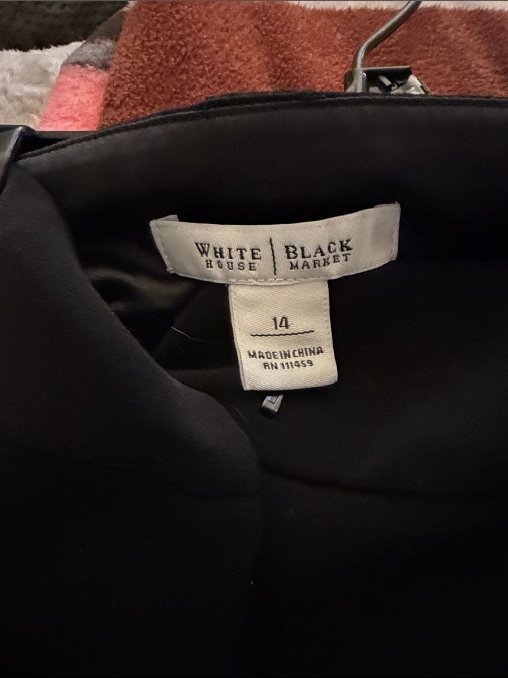 White House Black Market Women's Black High-Waist Shorts